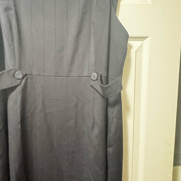 Merona Black Dress with Zipper Back - Picture 4 of 7